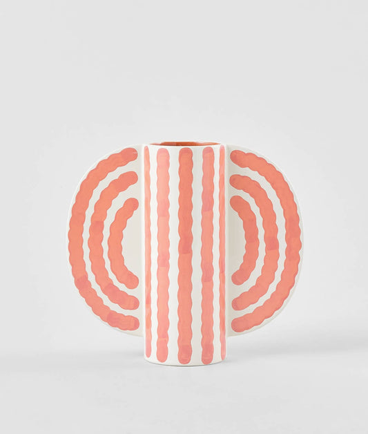 wrap - Vase „Kleiner Schmetterling“, Rosa