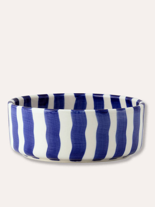 Schale Stripes - mare blue