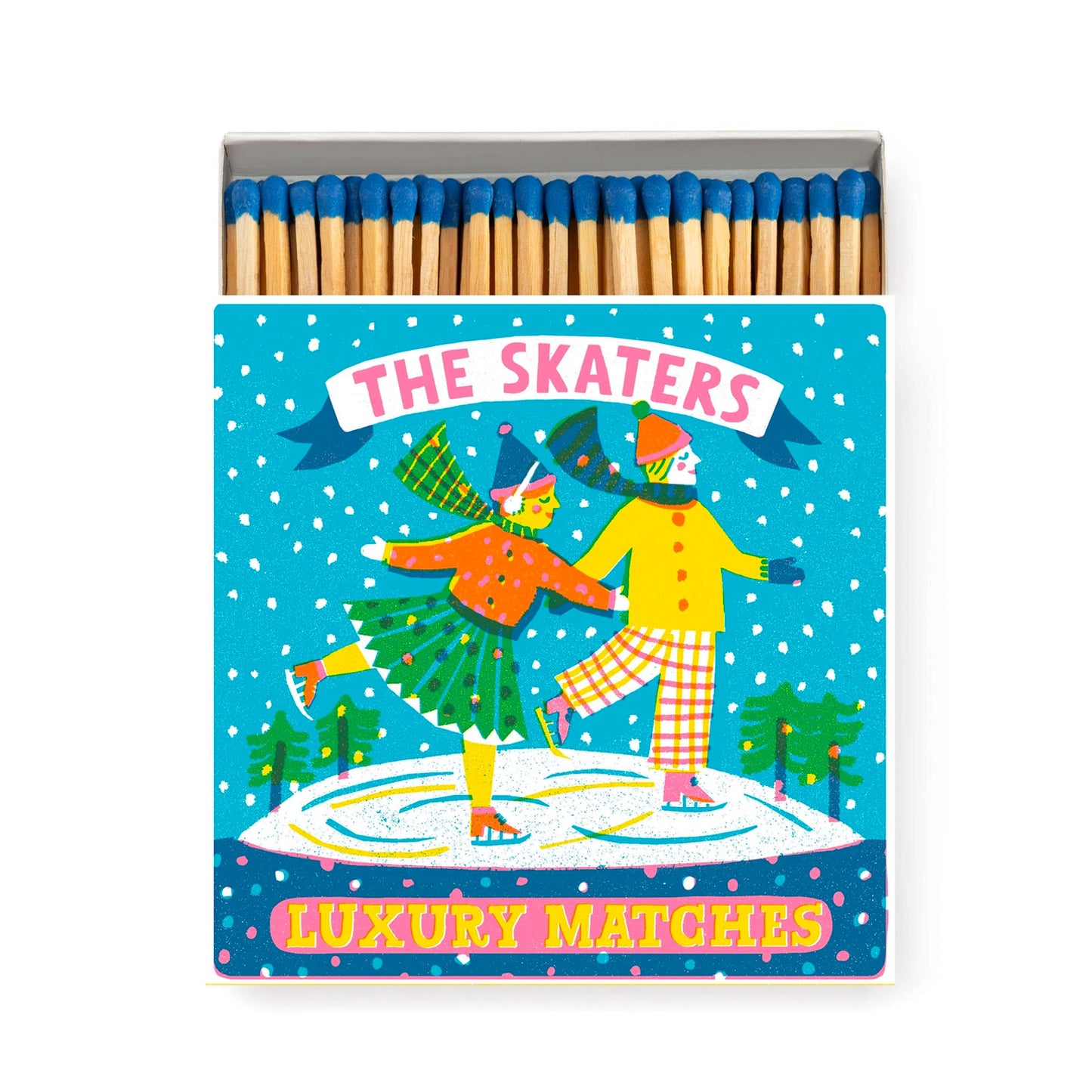 The Skaters | Square - Christmas Safety Matches