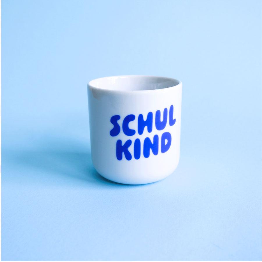 tinyday - Schulkind Becher | blau