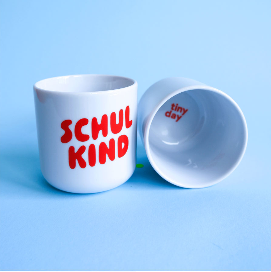 tinyday - Schulkind Becher | rot